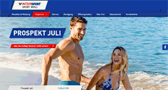 Desktop Screenshot of intersport-sport-moell.de